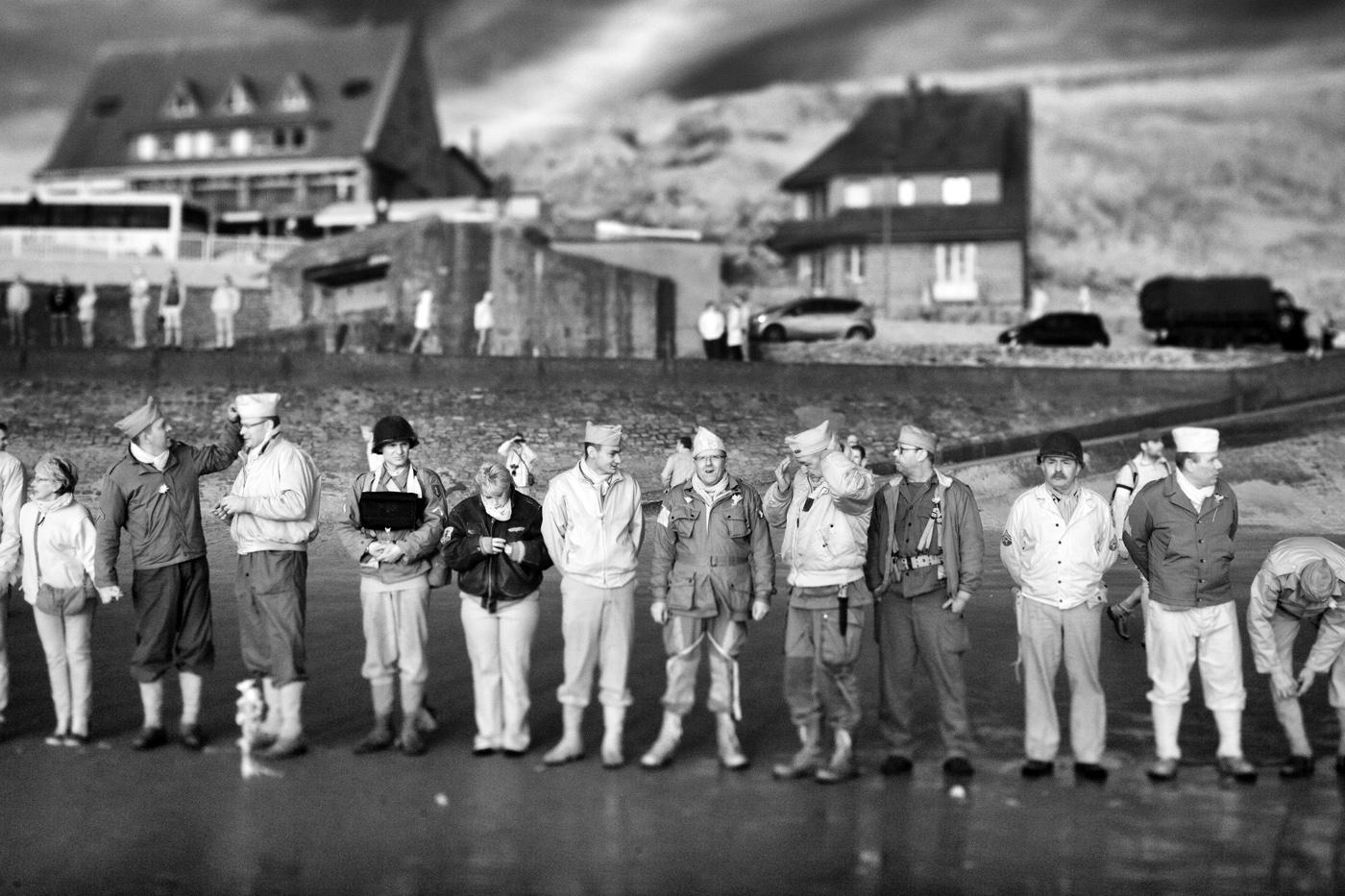 D-Day+70 Years: Omaha Beach salute to the veterans  : D-Day: the Men, the Beaches : David Burnett | Photographer