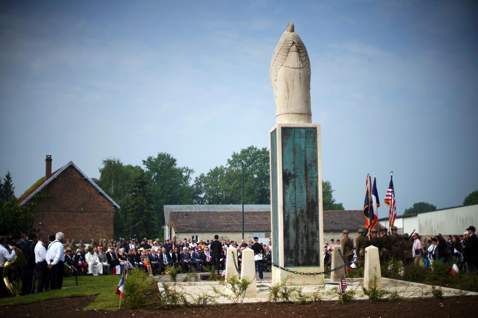 Cantigny Rededication of 1st Inf Div Monument : World War 1 : David Burnett | Photographer