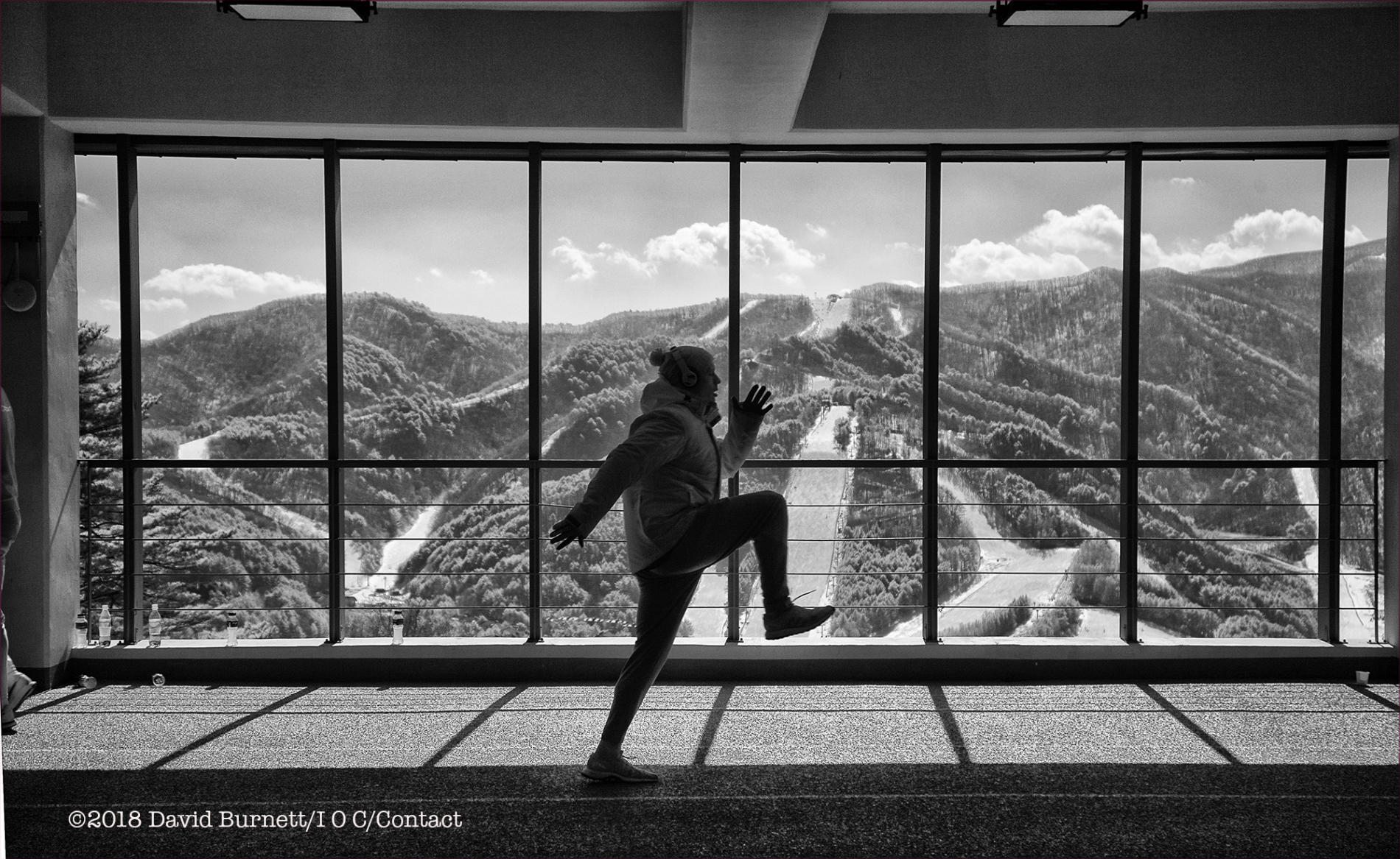 Bobsled warm up: Welcome to the Mountinans : Pyeongchang 2018 Winter Games : David Burnett | Photographer