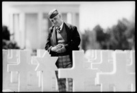 Visiting fallen comrades at Omaha Beach cemetary - ©2024 David Burnett.<br/>All rights reserved.