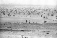 Two young boys in the desert: the sahel drought, 1974 - ©2025 David Burnett.<br/>All rights reserved.