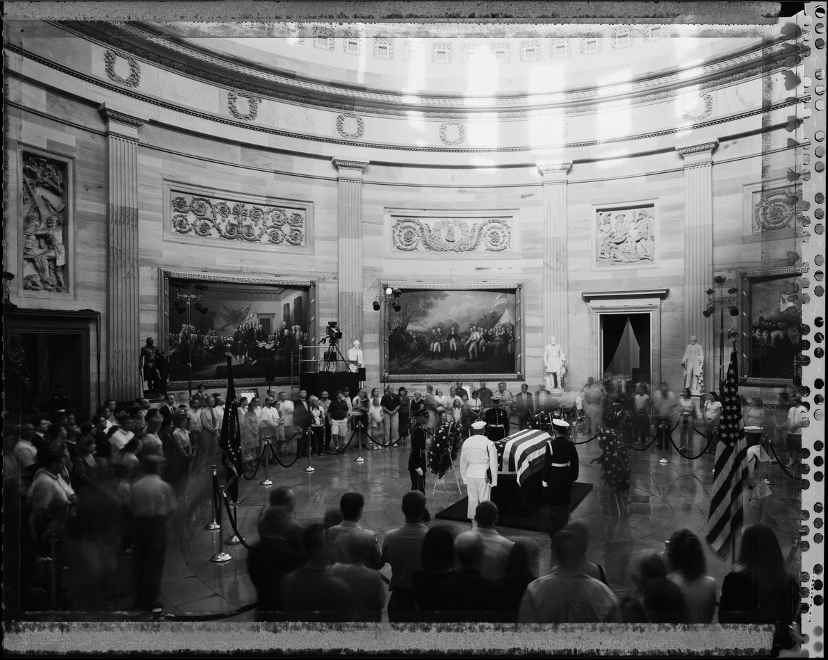 The body of President Ronald Reagan lies in state at the U S Capitol   2004 : Too Close UMFA : David Burnett | Photographer