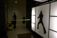 Las Vegas - the Men's Room: Elvis has NOT left the building - ©2024 David Burnett.<br/>All rights reserved.