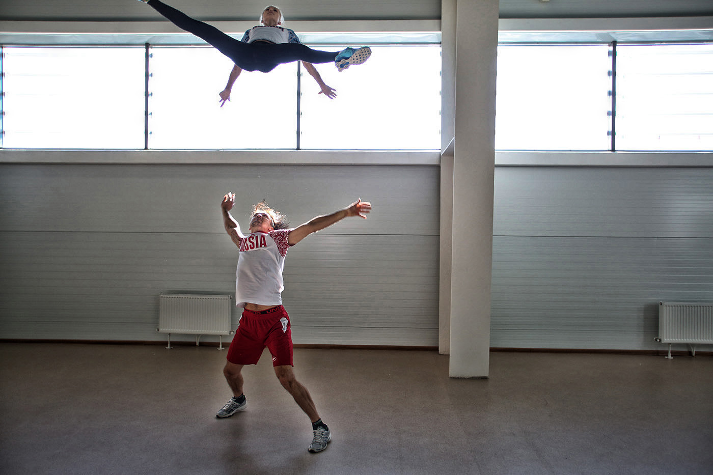 This is how Gold Medals are made.  Tatyana Volosozhar and Maksim Trankov  in training.... : Sochi 2014 - the Winter Games : David Burnett | Photographer