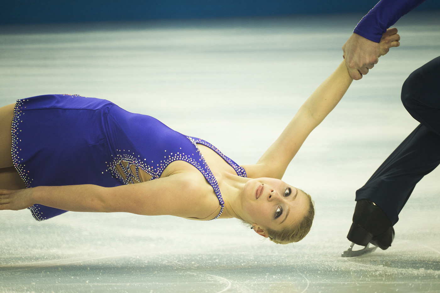 Ukraine Pairs team, short program. ©2014 David Burnett/IOC : Sochi 2014 - the Winter Games : David Burnett | Photographer