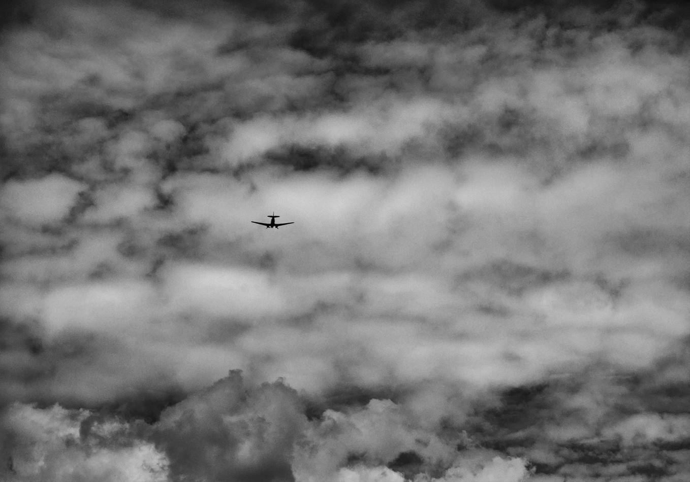 Whisky 7, a C47 which flew on the night of 5 June 1944, flies again over the Norman countryside