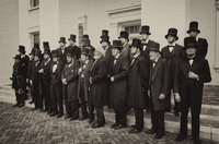 A team of Abe Lincolns - ©2024 David Burnett.<br/>All rights reserved.