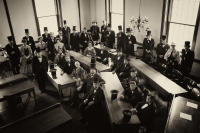 A group shot at the Association convention. As a legislator, Lincoln sat in the desk at the lower right. - ©2024 David Burnett.<br/>All rights reserved.