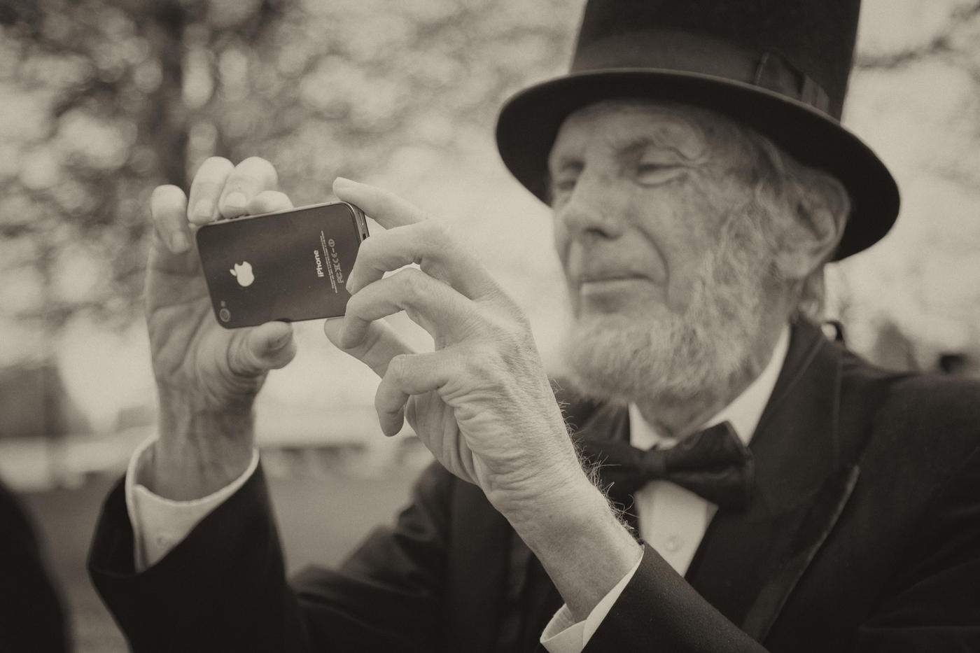 Even Abe needed to "strike an image"... as Matthew Brady called his photography.