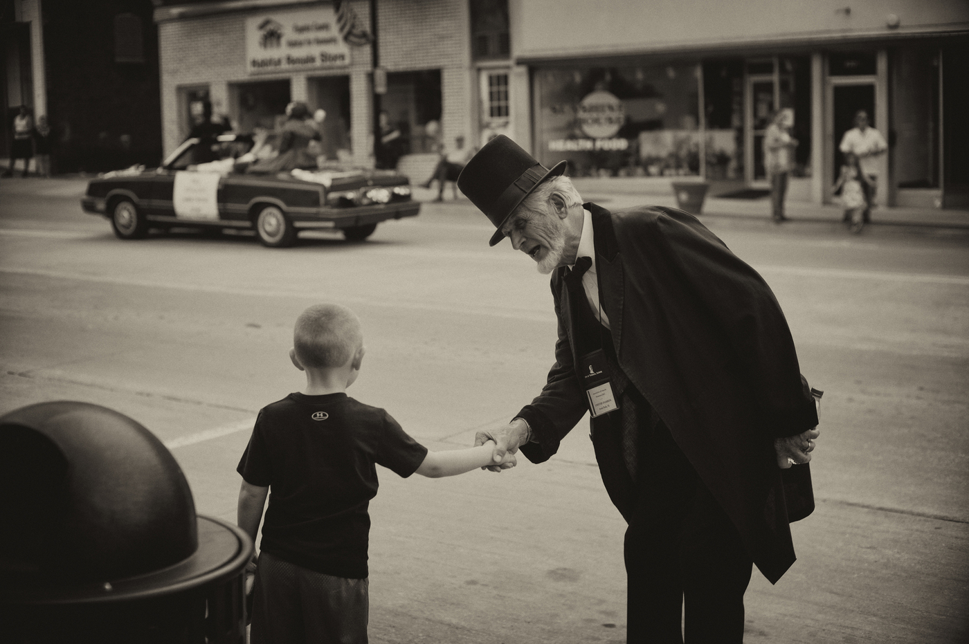 The Lincoln parade in Vandalia.