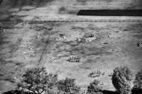 A view of the Ellipse near the White House, from the top of the Washington Monument - ©2024 David Burnett.<br/>All rights reserved.