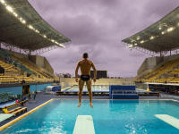 Italian divers in training - ©2025 David Burnett.<br/>All rights reserved.