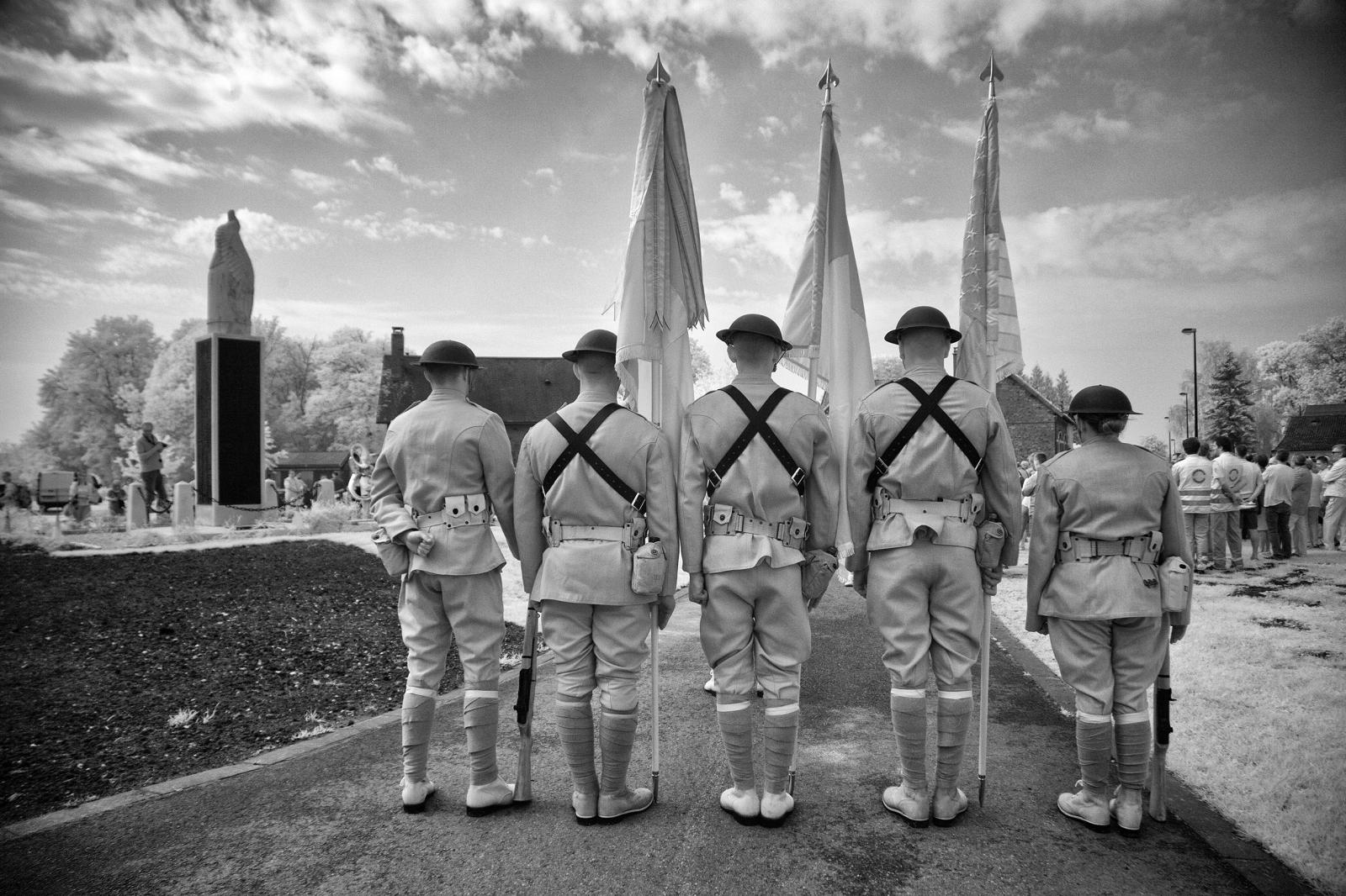 1st Inf Div.  Color Guard - Cantigny : World War 1 : David Burnett | Photographer