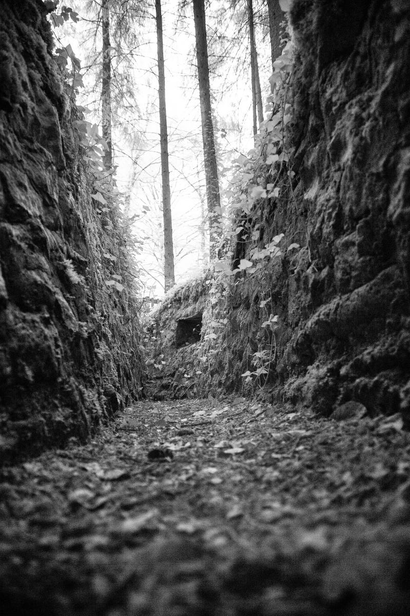 A French Army WW1 trench