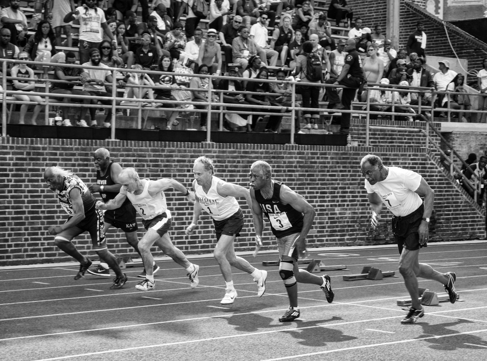 Men's 100m : Senior Athletes : David Burnett | Photographer