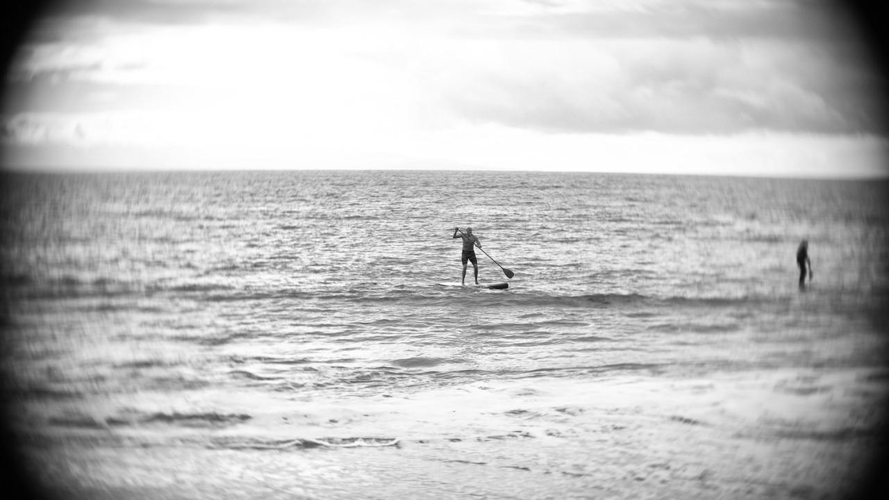 the surfers and paddle boarders: Santa Cruz CA : Senior Athletes : David Burnett | Photographer
