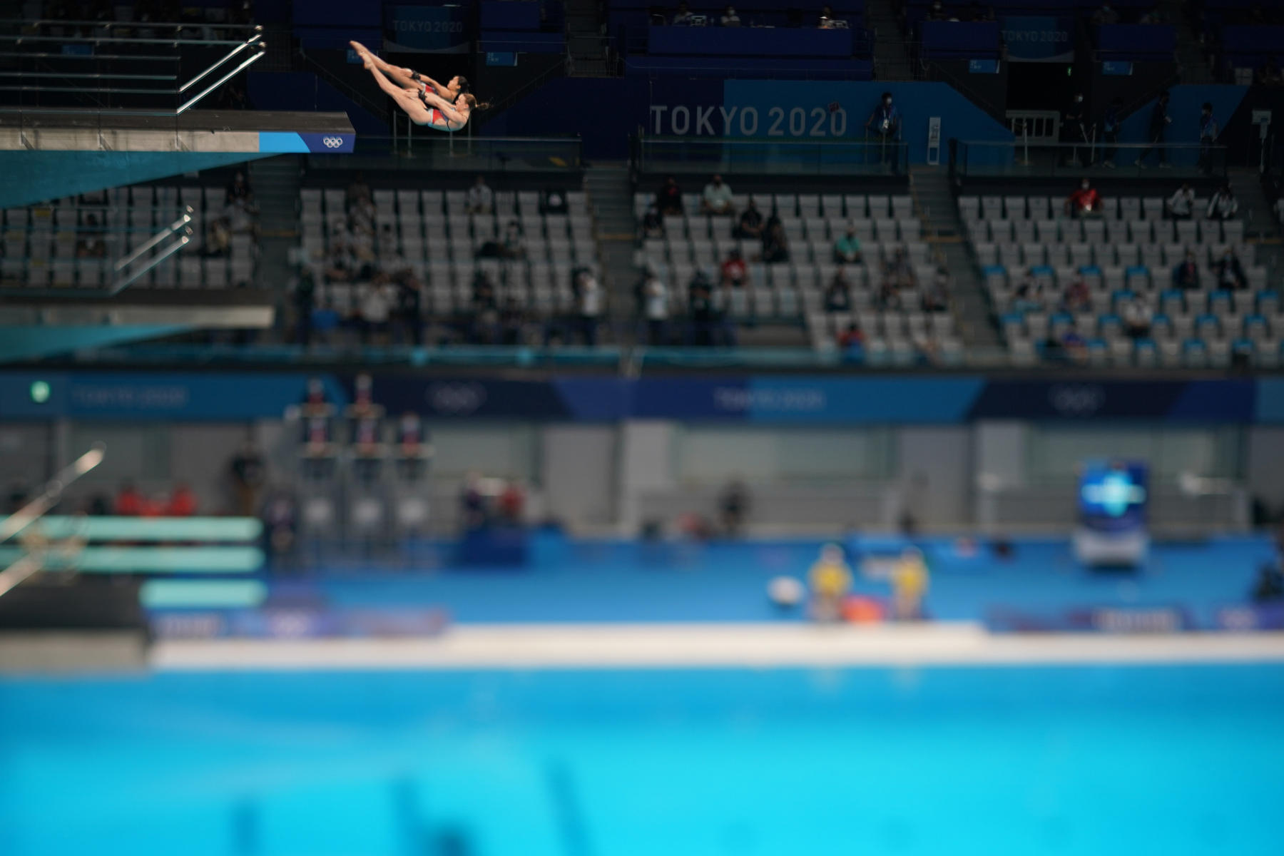 Synchro Diving : Tokyo 2020 Games : David Burnett | Photographer