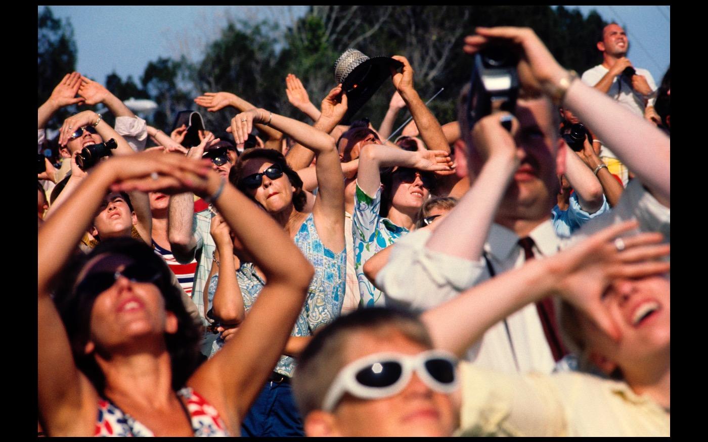 Hundreds of thousands of Americans came to Florida in July, 1969 - to watch the launch of Apollo XI - the first mission to land on the Moon : Looking Back: 60 Years of Photographs : David Burnett | Photographer