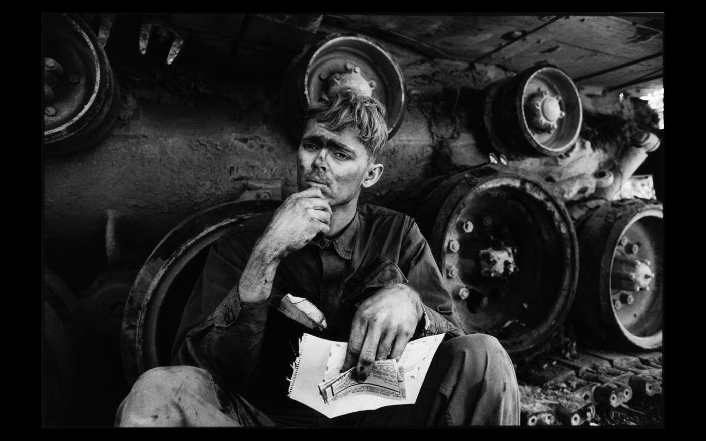 A young US soldier with a letter from home   Lang Vei Vietnam 1971 : Looking Back: 60 Years of Photographs : David Burnett | Photographer