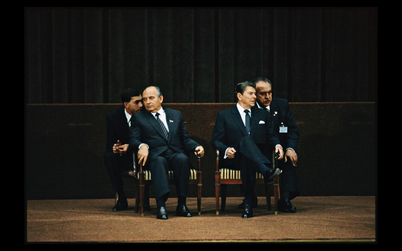 The first Summit of Ronald Reagan and Mikhail Gorbachev: Geneva 1985 : Looking Back: 60 Years of Photographs : David Burnett | Photographer
