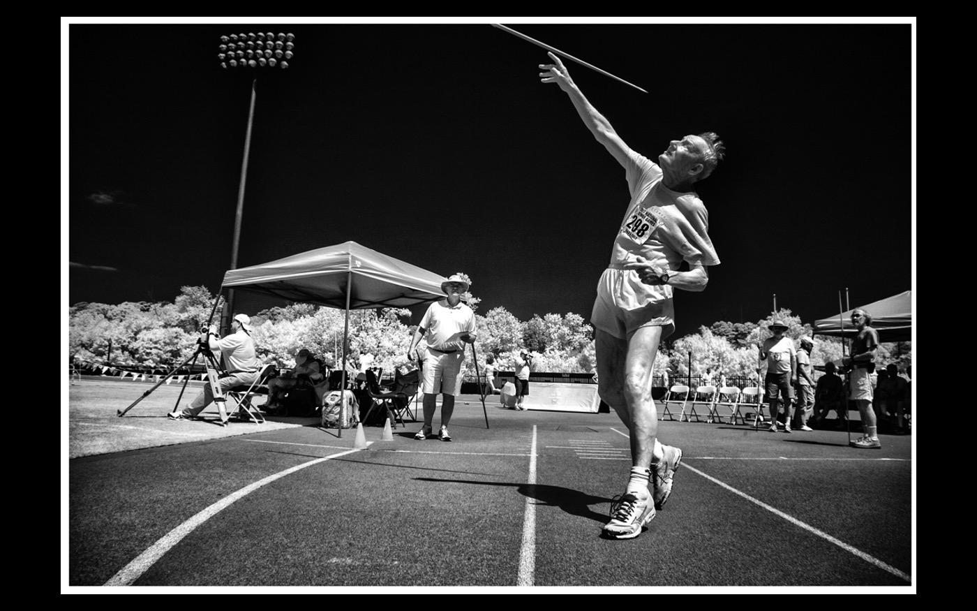 Throwing a Javelin
National Senior Games 2019 : Looking Back: 60 Years of Photographs : David Burnett | Photographer