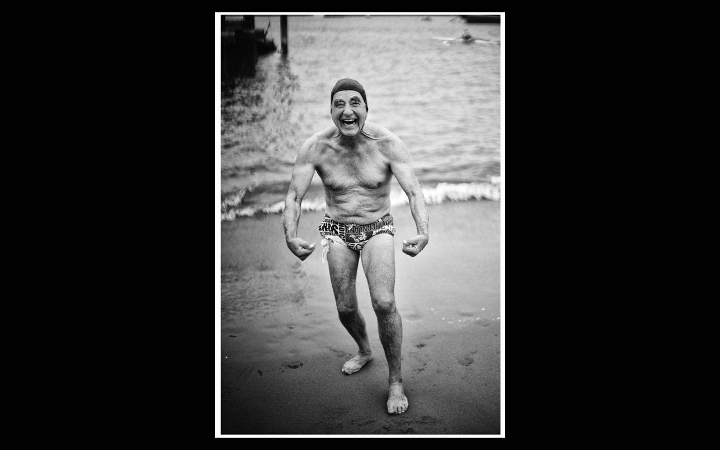 He's 82 but swims almost every day in San Francisco Bay, and often to Alcatraz
2018 : Looking Back: 60 Years of Photographs : David Burnett | Photographer