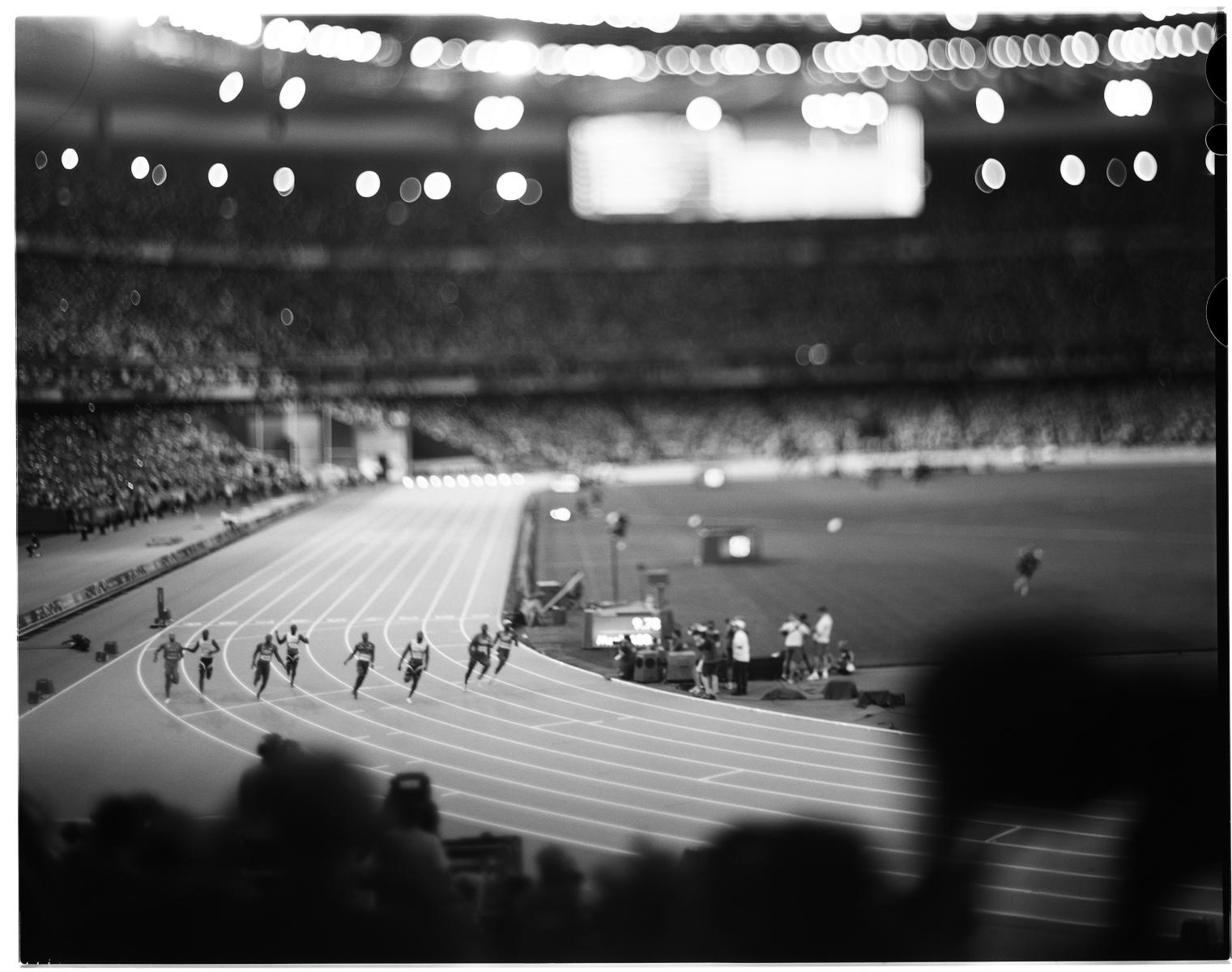 the final of the 100 : Paris 2024 Summer Games : David Burnett | Photographer