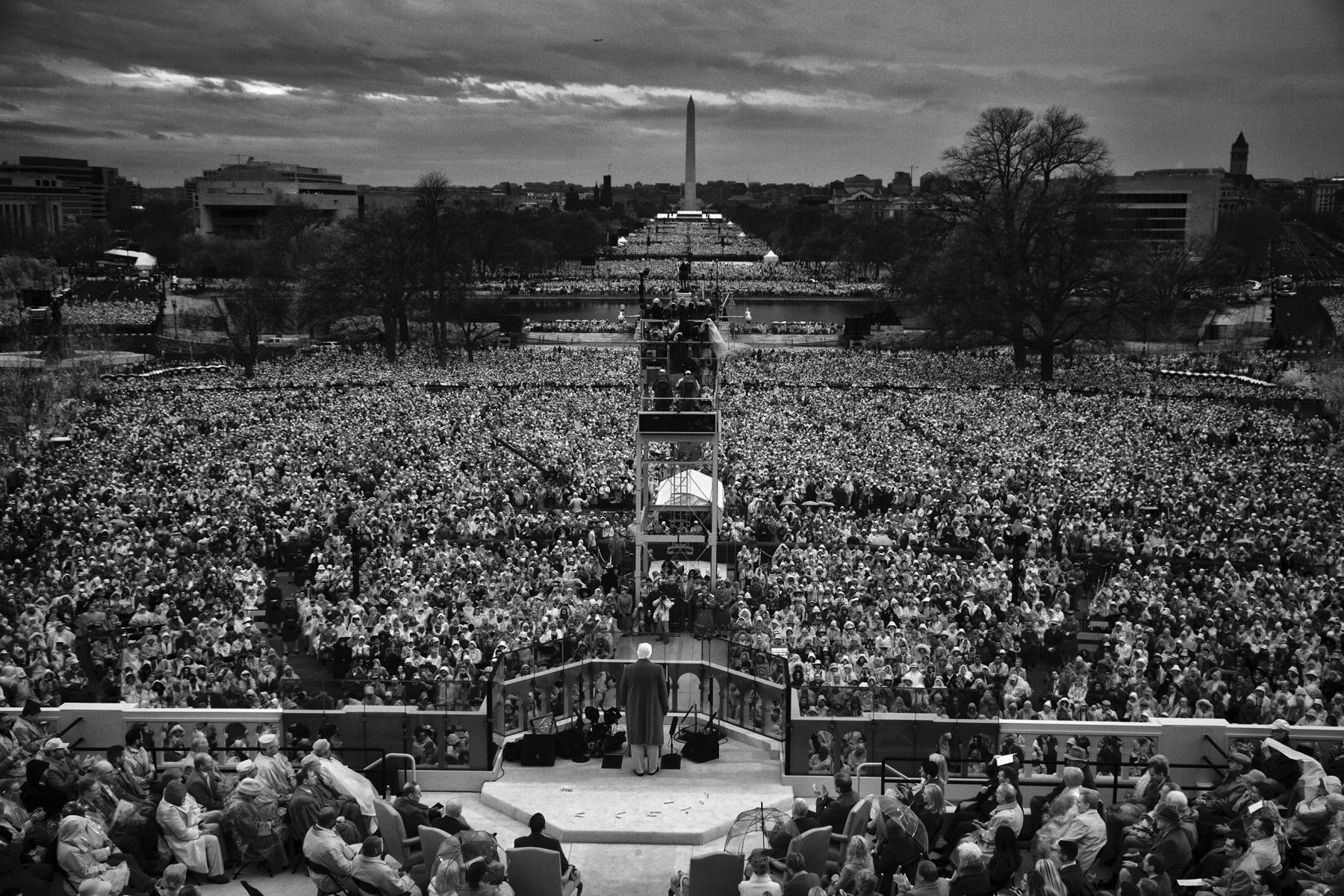 Donald Trump sworn in 2017 : The Presidents  : David Burnett | Photographer
