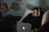 Jordan nurses her Wisdom Teeth - ©2024 David Burnett.<br/>All rights reserved.