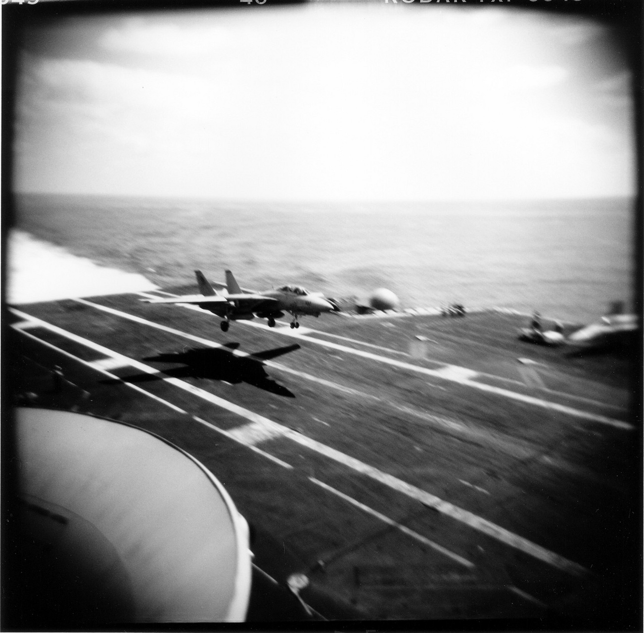 landing deck on the Carrier
 : Holga Eye : David Burnett | Photographer