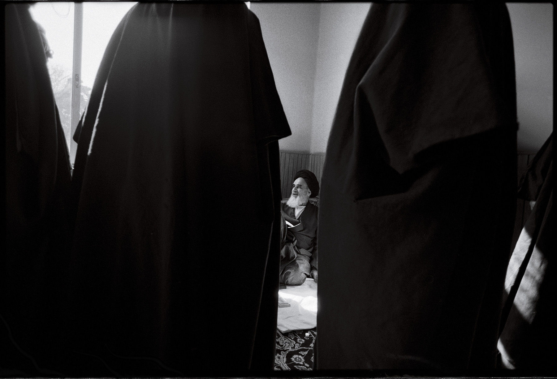 At the Refa school, in Tehran.