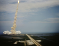 Space shuttle Atlantis leaves from pad 39D, Cape Canaveral - ©2024 David Burnett.<br/>All rights reserved.