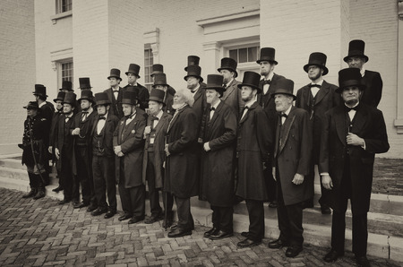 A team of Abe Lincolns