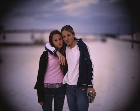 Amanda Arsenault, Punta Gorda, FL, with her best friend